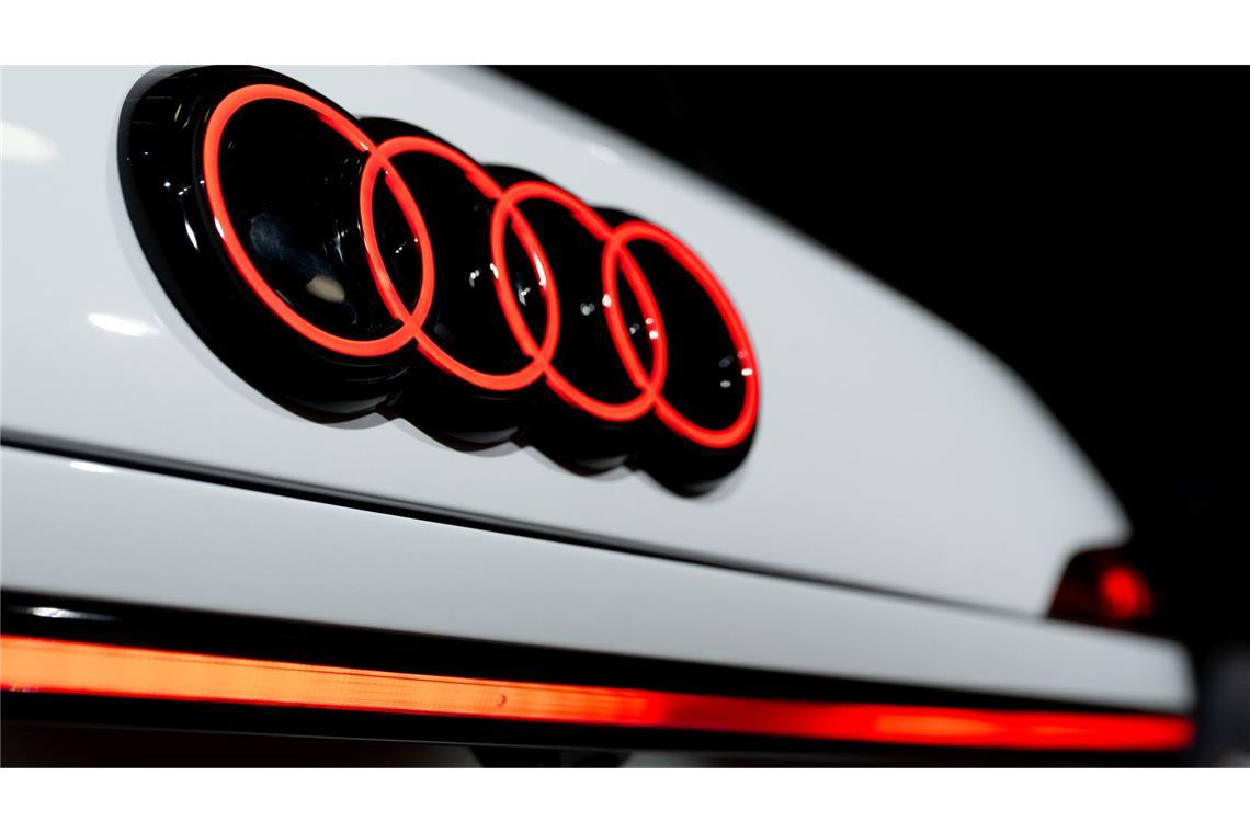 Audi trennt sich von einziger Frau im Vorstand Die vier Audi-Ringe. (Symbolbild)