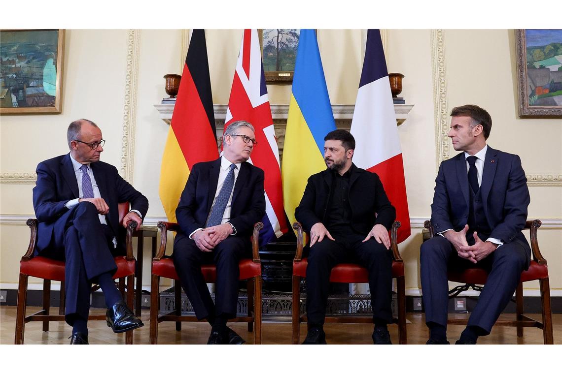 Die vier Staats- und Regierungschefs haben sich auch schon in Präsenz in diesem Format getroffen. (Archivbild)