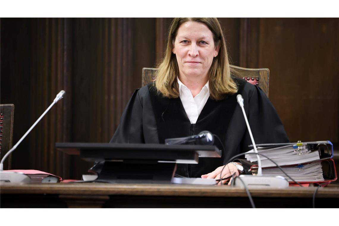 Die Vorsitzende Richterin Isabel Hildebrandt leitet den Prozess um die Entführung der Block-Kinder.