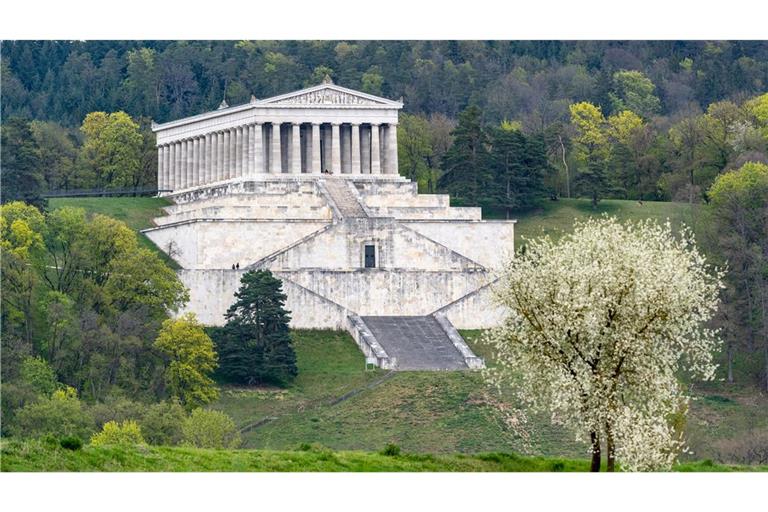 Die Walhalla in der Nähe von Regensburg steht unter Denkmalschutz.