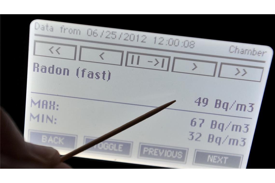 Die Weltgesundheitsorganisation (WHO) hat 100 Becquerel pro Kubikmeter Raumluft als maximal akzeptable Radon-Konzentration festgelegt. (Archivbild)