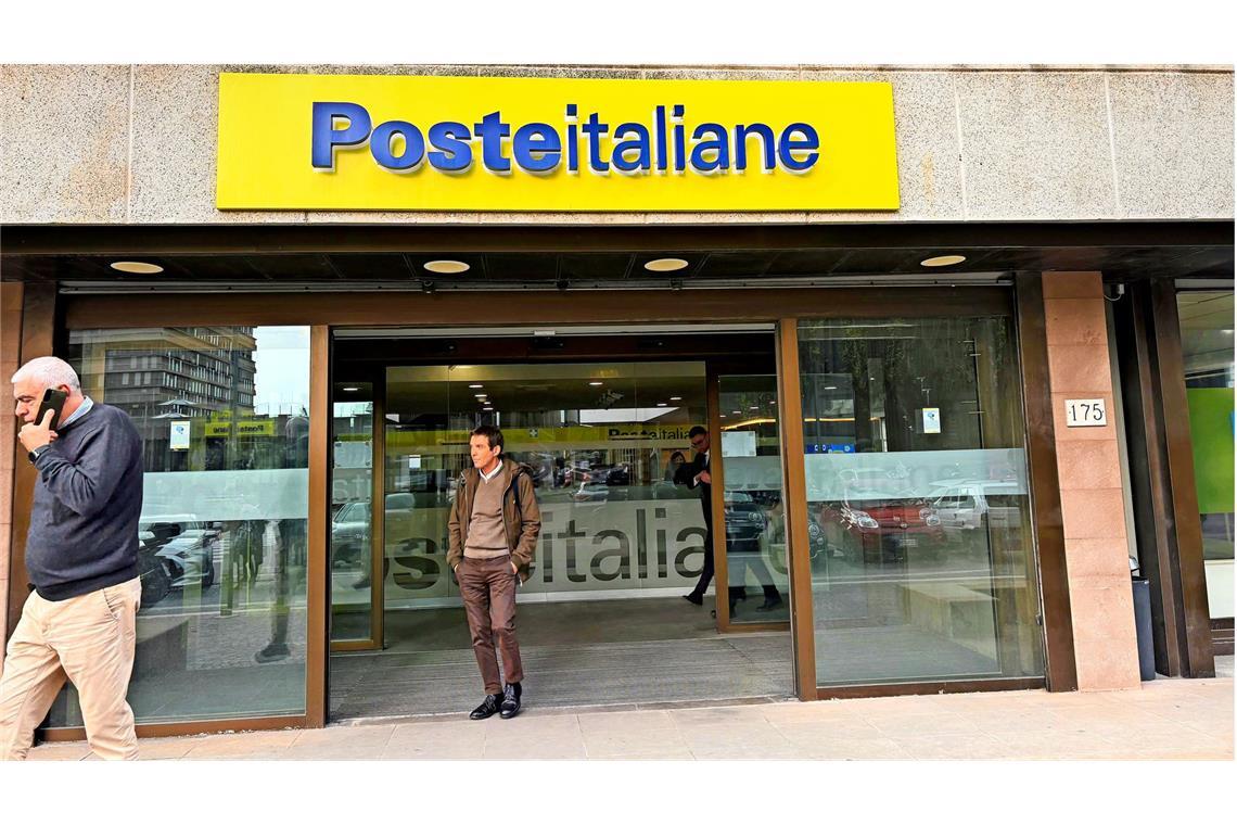 Poste Italiane wird hoch gehandelt Die Zahl der Filialen wird nicht reduziert.