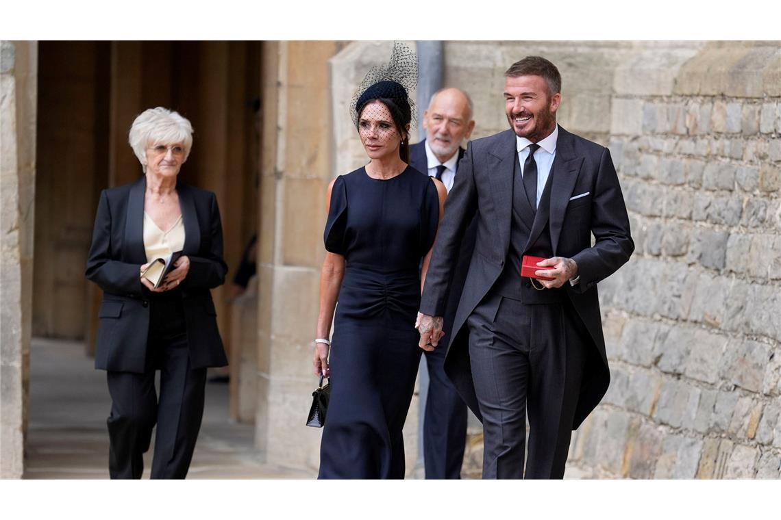 Die Zeremonie zum Ritterschlag war für die Beckhams ein Feiertag.