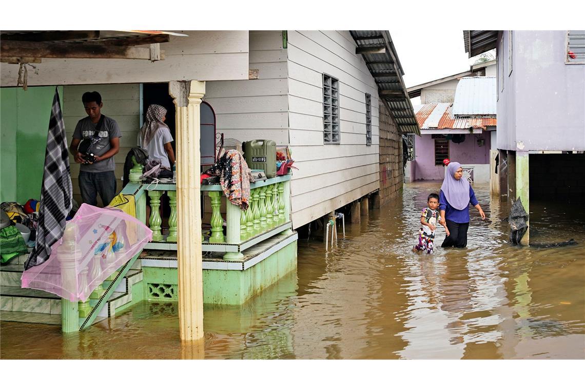 Dutzende Tote nach Extremregen in Malaysia und Thailand Die Zerstörungen im Norden Malaysia sind groß.