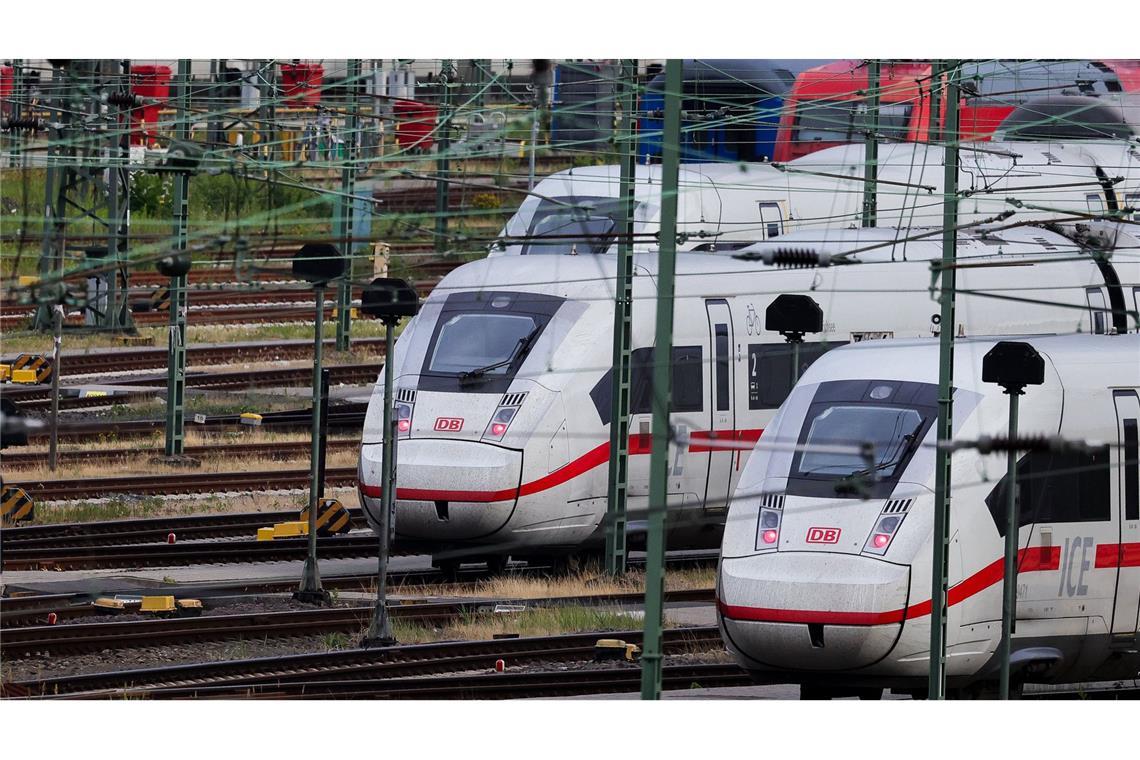 Zugverkehr läuft nach Störung wieder regulär an Die Züge am Bahnhof in Bruchsal fahren wieder regulär (Symbolbild).