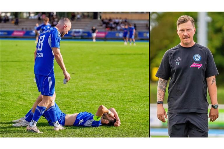 Diese Bilder der Enttäuschung hätten nicht sein müssen: Eigentlich hatte VfL Sindelfingen gegen 1. FC Eislingen alles im Griff.