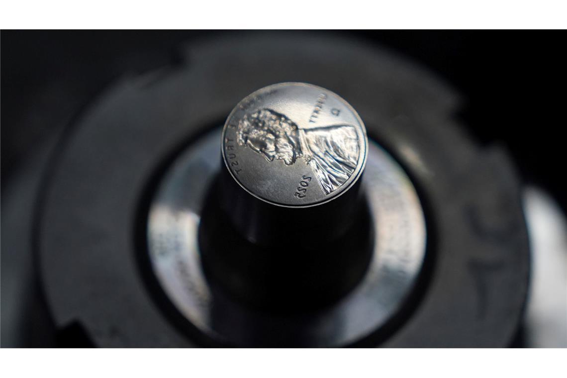 Diese Matrize zum Prägen von Pennys wird künftig nicht mehr gebraucht.