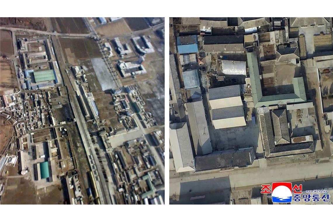 Diese Überwachungsaufnahmen soll die südkoreanische Drohne laut Angaben Nordkoreas gemacht haben.