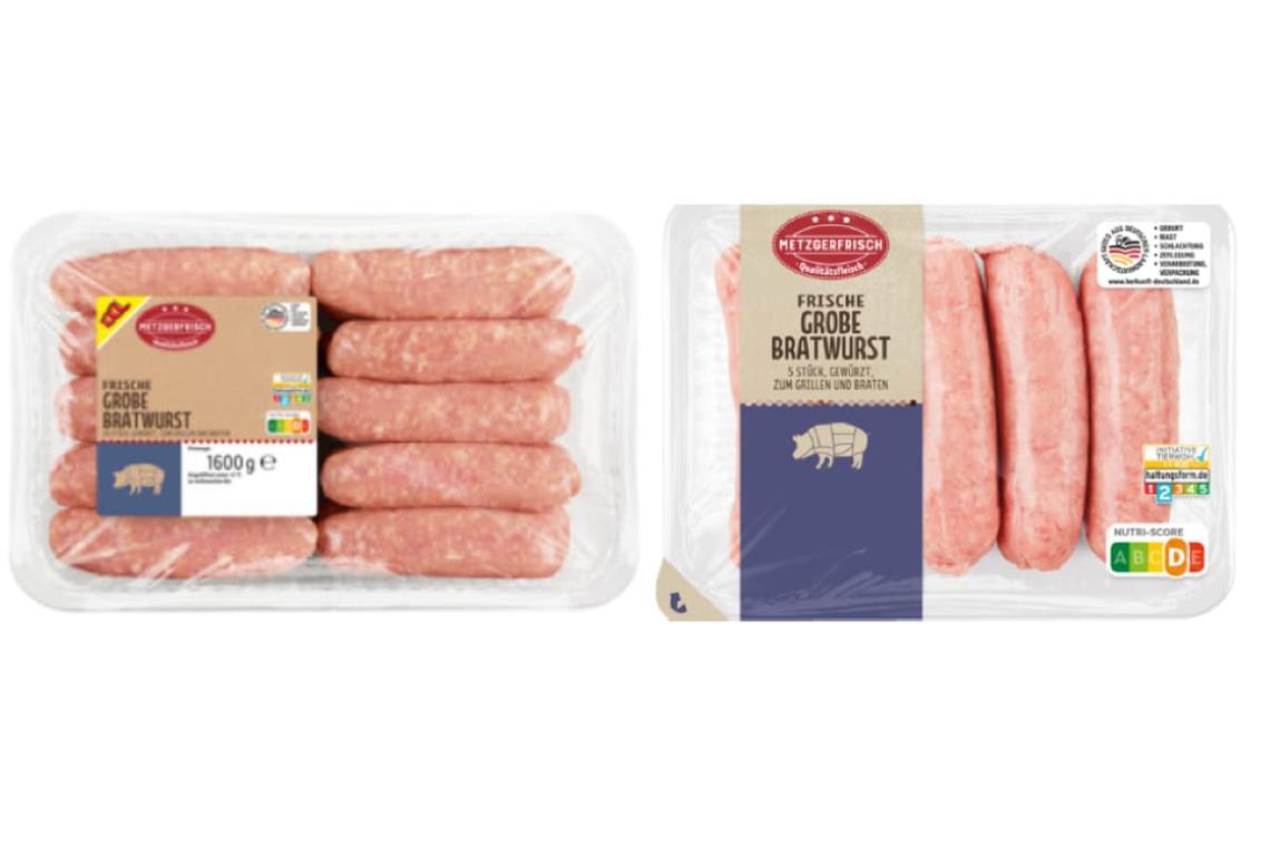 Diese Würste sind betroffen.