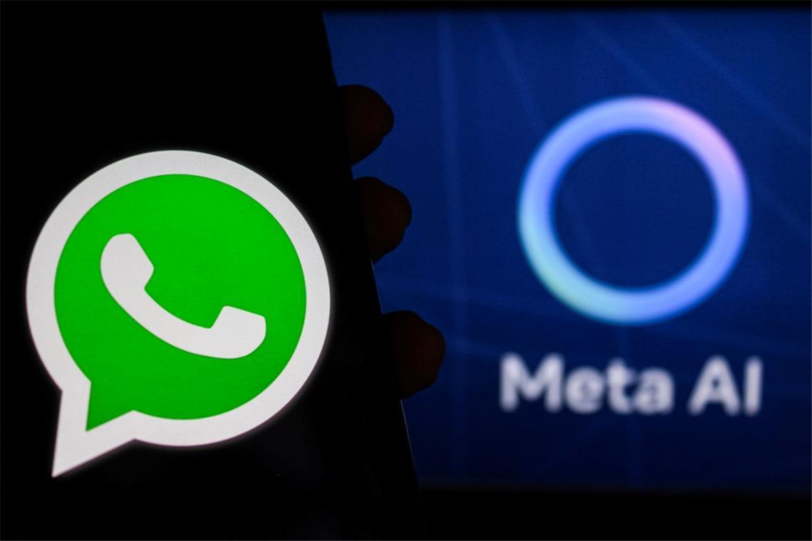Was bedeutet der blaue Kreis in WhatsApp? Dieser blaue Kreis ist das Symbol von Meta AI.