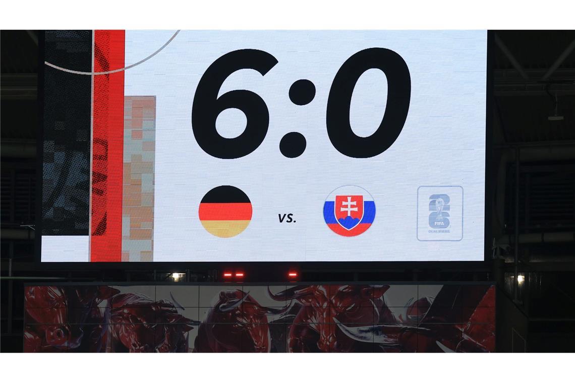 Dieses Resultat tut der DFB-Elf nach vielen Rückschläge gut.