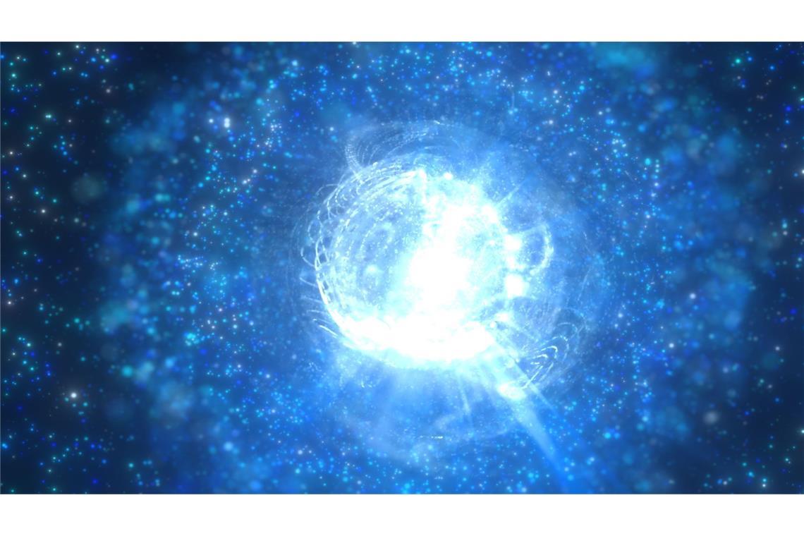 Direkt nach dem Urknall war unser Universum unvorstellbar heiß und energiereich. In den ersten Sekundenbruchteilen konnten daher weder Atome, noch Kernbausteine oder andere zusammengesetzte Elementarteilchen existieren.