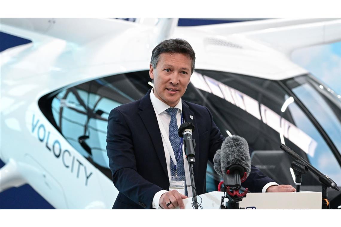 Insolventer Flugtaxi-Hersteller aus Bruchsal sucht Investoren Dirk Hoke, Geschäftsführer von Volocopter, sucht nach Geldgebern. (Archivbild)