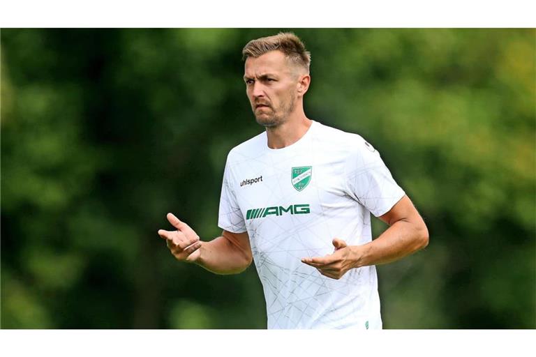 Dominik Janzer, Coach beim&nbsp; TSV Afflterabach steuerte einen Treffer beim 3:1 gegen den FSV Oßweil bei. .