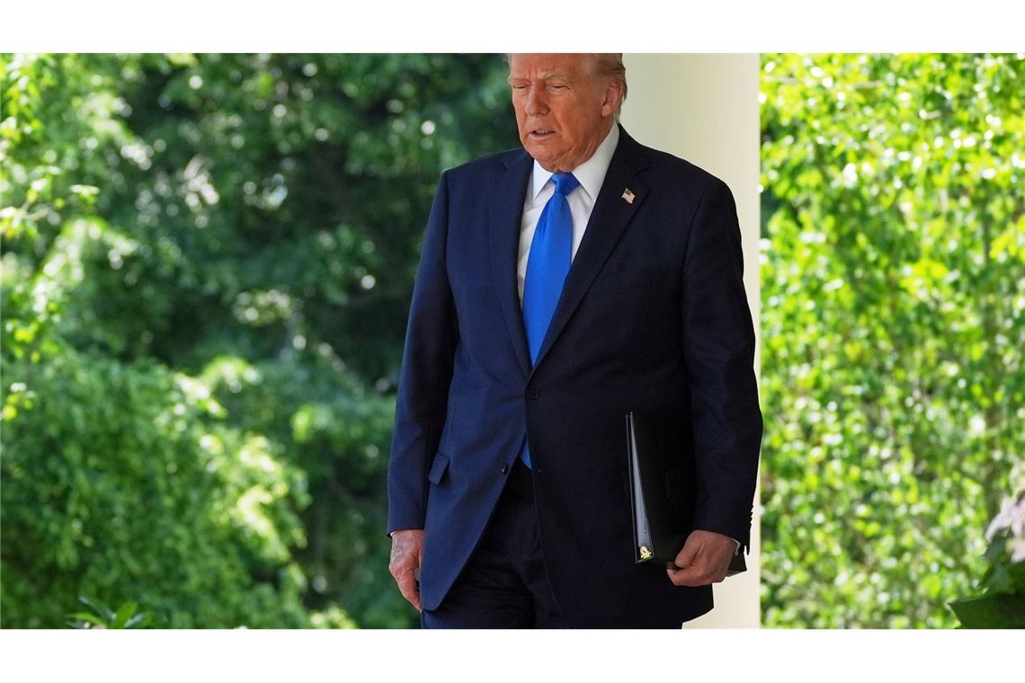 Fühlt sich Trump an Verfassung gebunden? "Ich weiß es nicht" Donald Trump bekennt sich nicht rigoros zur Einhaltung der US-Verfassung. (Archivbild)