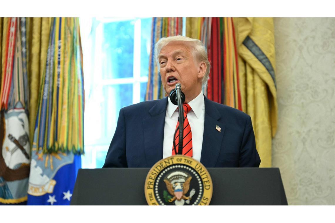 Auf Kollisionskurs mit Trump: Fed tastet Leitzins nicht an Donald Trump gilt als Verfechter einer Niedrigzinspolitik (Archivbild).