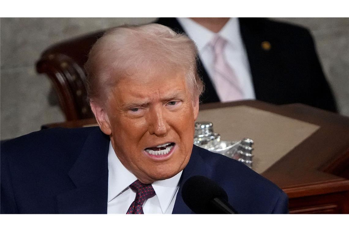 Selenskyj ist laut Trump zu Verhandlungen mit Russland bereit Donald Trump hat am Abend (Ortszeit) im Kongress gesprochen.