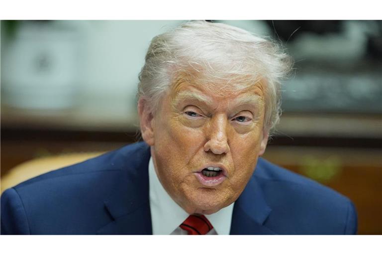 Donald Trump hat einen Vergeltungsschlag angekündigt. (Archivbild)