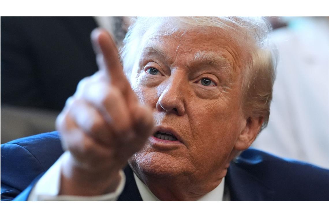 Donald Trump ist seit Januar 2025 zum zweiten Mal amerikanischer Präsident.