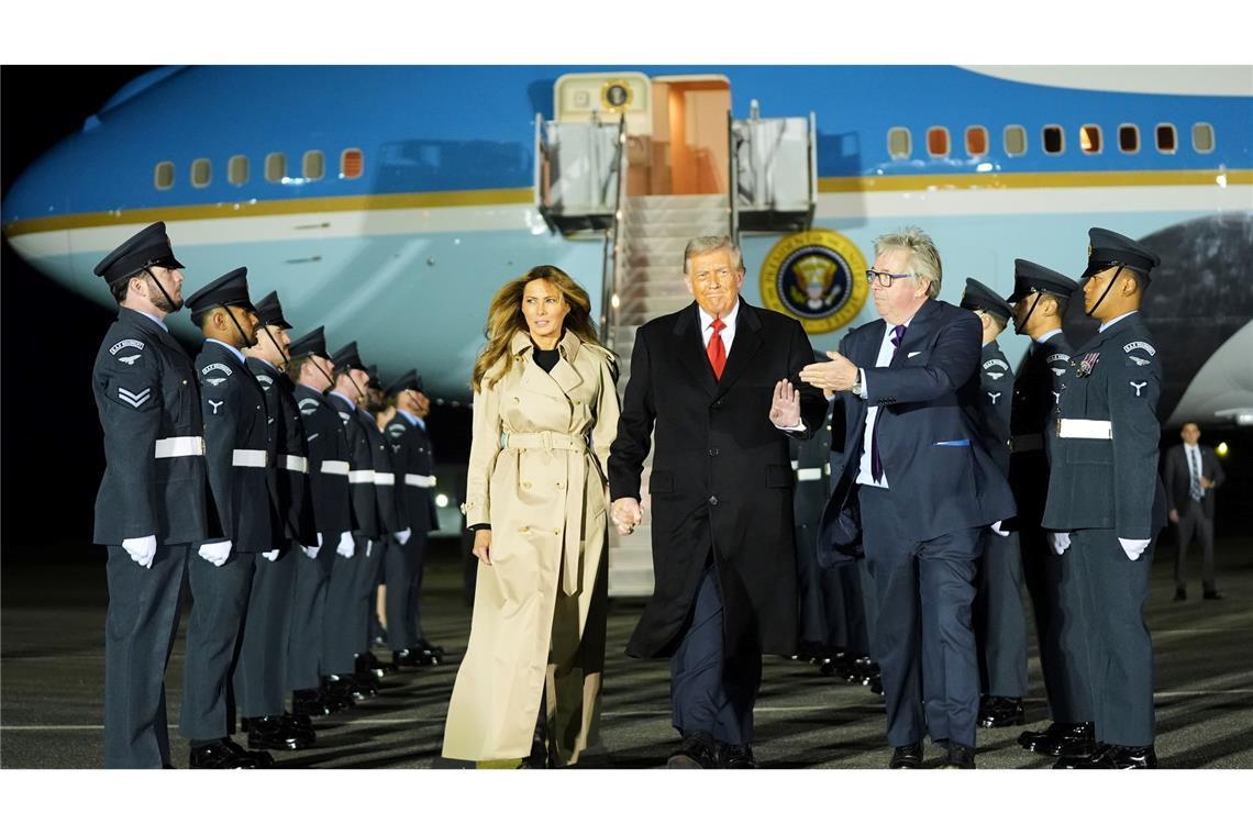 Im Schatten der Epstein-Affäre: Trump heute beim König