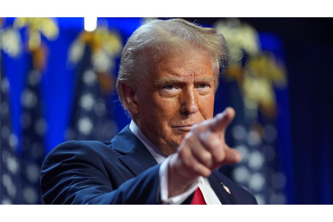 Trumps unglaubliche Rückkehr an die Macht Donald Trump kehrt zurück an die Macht.