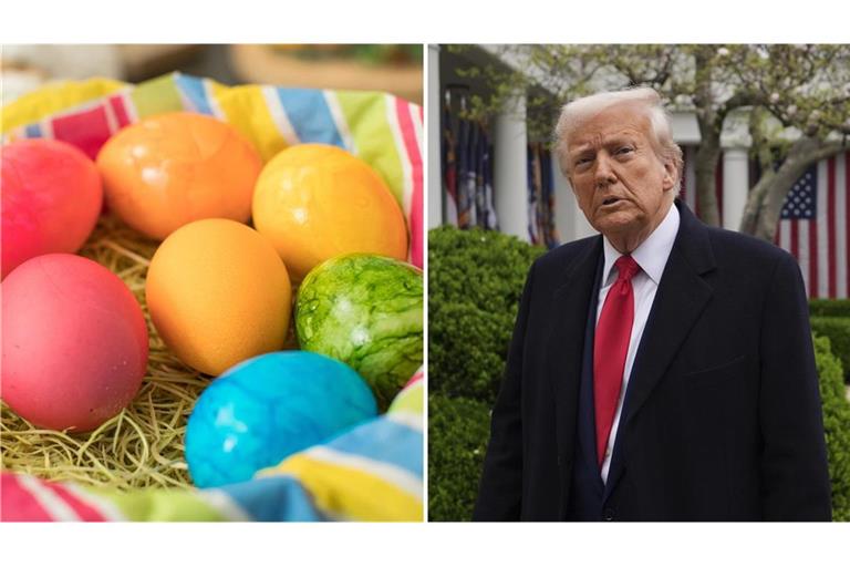 Donald Trump macht große Ankündigungen für die Osternester der Amerikaner.
