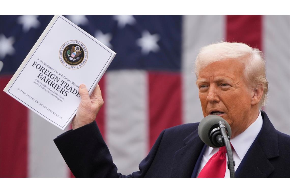 USA führen komplexes Zollsystem auf die meisten Importe ein Donald Trump macht seine handelspolitischen Drohungen wahr.