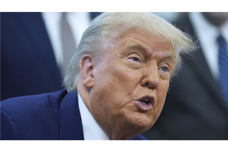 Donald Trump scVielleicht könne der Iran jetzt zu Frieden und Harmonie im Nahen Osten übergehen