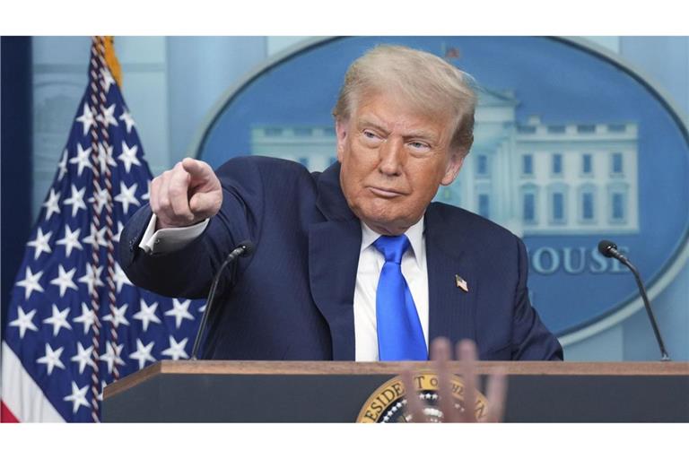 Donald Trump will weiter auf Strafzölle setzen.