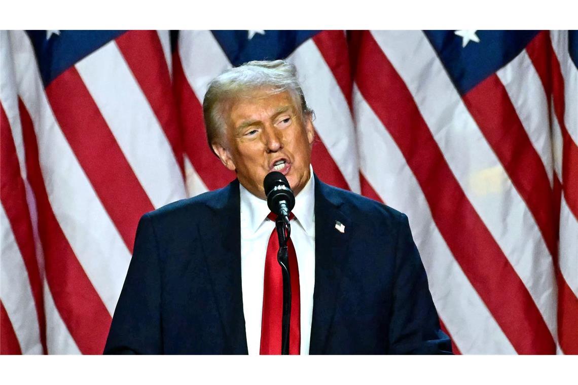 Trump sorgt schon vor neuer Amtszeit für Wirbel und Unruhe Donald Trump wird in einem Monat auf seine zweite Präsidentschaft vereidigt.