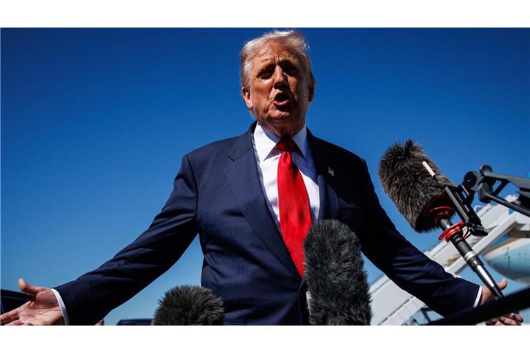 Donald Trump zeigt sich weiter angriffslustig.