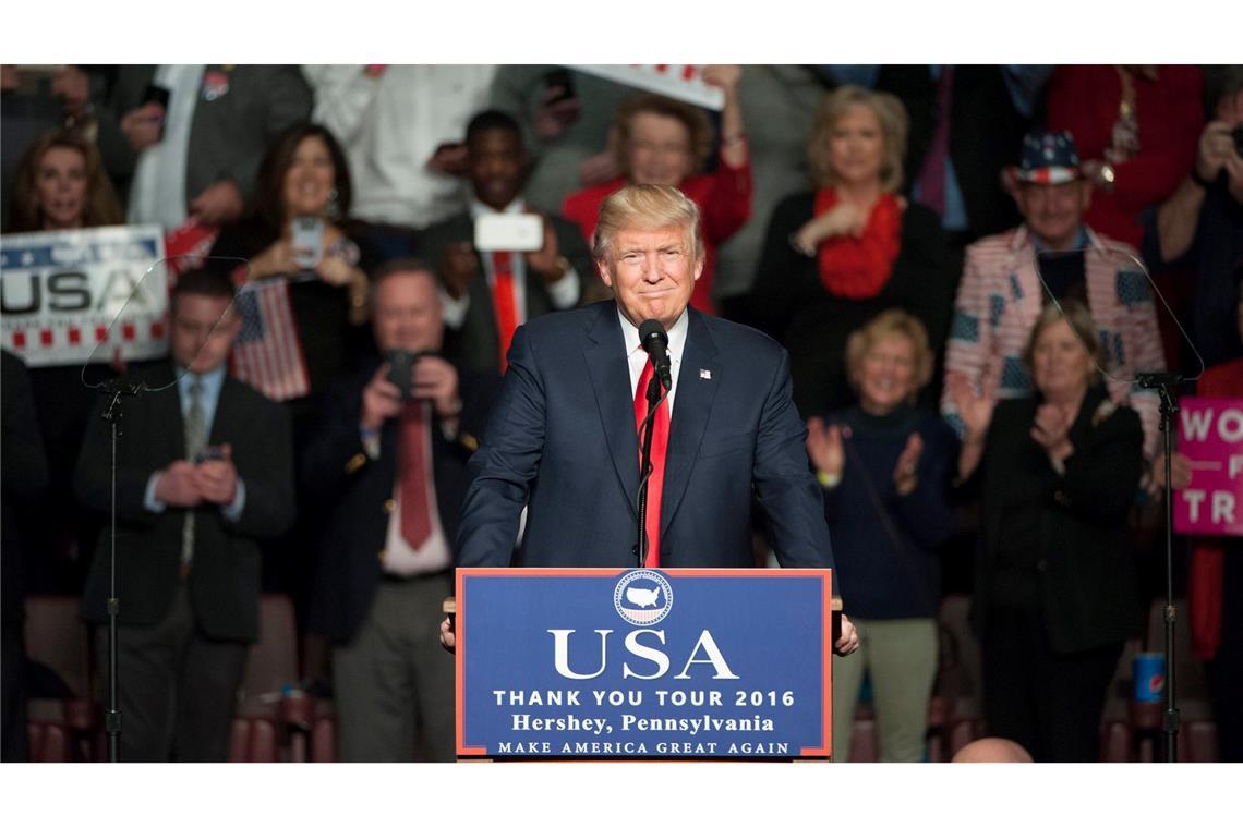 Donald Trump zog nach der Präsidentenwahl im Jahr 2016 erstmals in das Weiße Haus ein. (Archivbild)