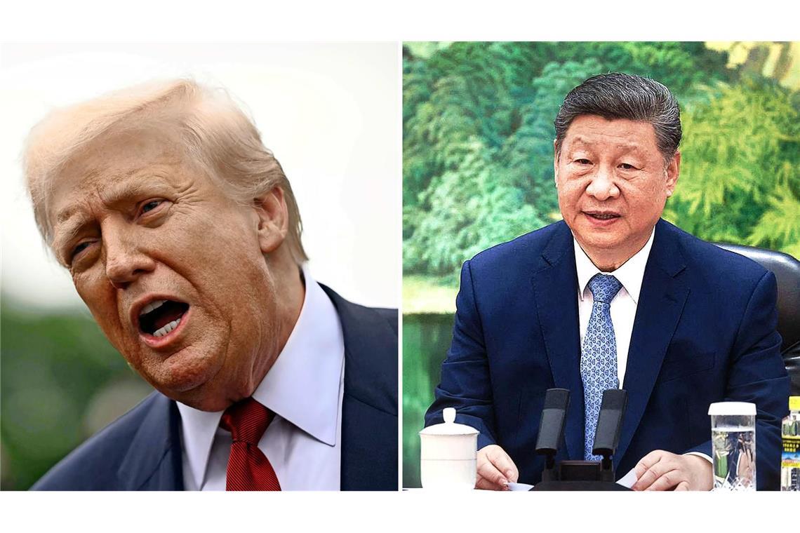 Donald Trum/Xi Jinping: Die USA setzen  auf eine mögliche Verlängerung der Zollpause mit China.