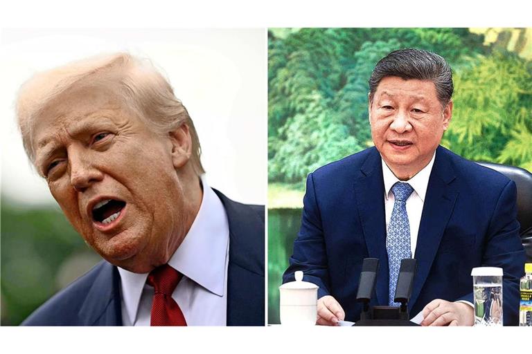Donald Trum/Xi Jinping: Die USA setzen  auf eine mögliche Verlängerung der Zollpause mit China.