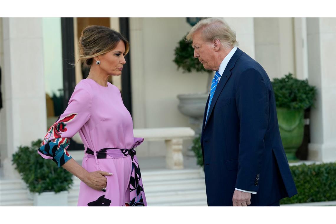 Teilzeit-First-Lady? Melania Trumps künftige Rolle Donald und Melania Trump wird kein besonders inniges Verhältnis nachgesagt. (Archivbild)