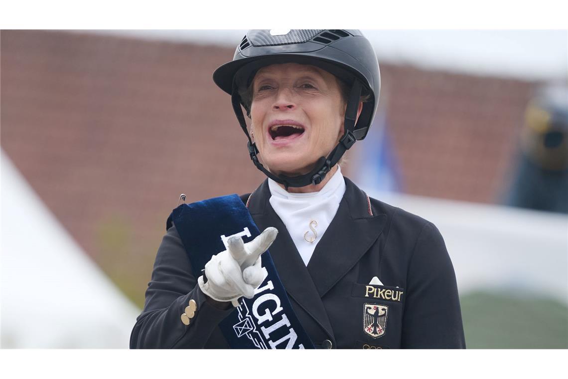 Doppelte Freude für die große Dame des Reitsports: Isabell Werth gewinnt zwei Titel.