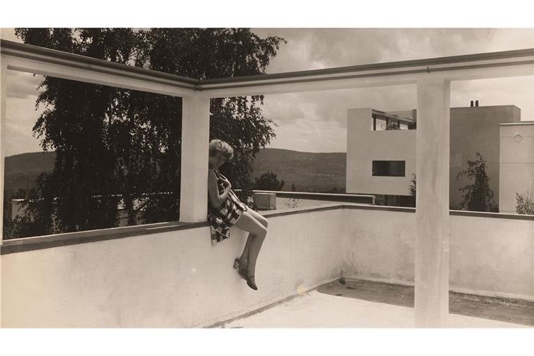 Dr. Otto Lossen: Haus Poelzig, Terrasse.