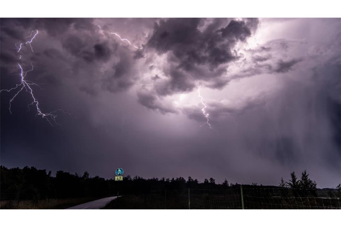Dramatische Gewitter im Landkreis Leipzig (Archivfoto).