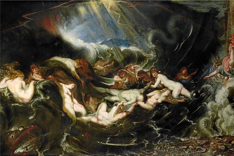 Dramatische Szenen mit rauschender Sinnlichkeit und fast nackten, üppigen Körpern waren Anfang des 17. Jahrhunderts besonders beliebt, ebenso Szenen aus der griechisch-römischen Mythologie – so etwa in „Hero und Leander“ (um 1609 bis 1618). Foto: Elke Estel