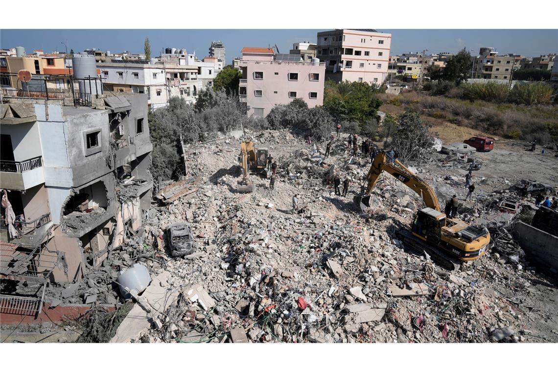 US-Vermittler in Israel eingetroffen - Treffen mit Netanjahu Drei libanesische Soldaten starben bei einem israelischen Luftangriff in Sarafand. (Archivbild)