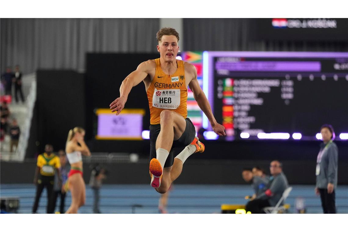 Heß und Grimm bei Leichtathletik-WM hinter Podium Dreispringer Max Heß kann bei der WM nicht mit einer Medaille überraschen.
