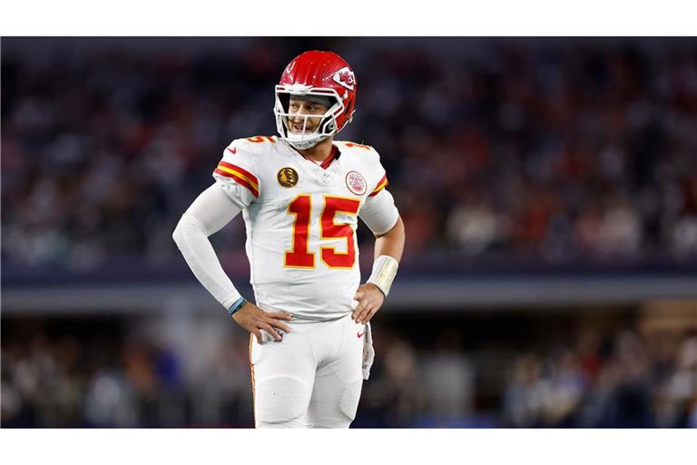 Droht mit den Kansas City Chiefs die Playoffs zu verpassen: Quarterback Patrick Mahomes