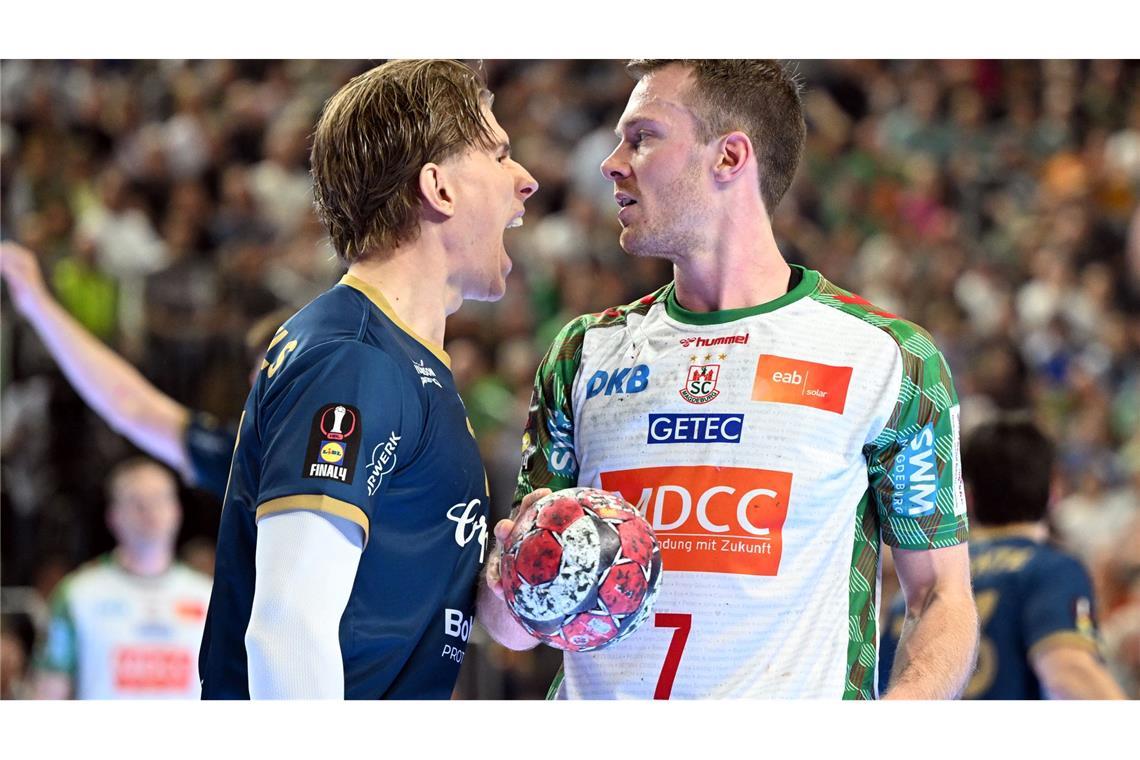 Duell auf Augenhöhe zwischen dem SC Magdeburg und dem Bergischen HC.