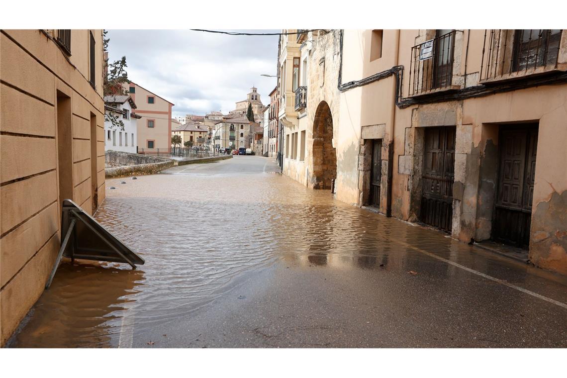Durch starke Niederschläge gab es im Februar unter anderem in Spanien Überschwemmungen. (Archivbild)
