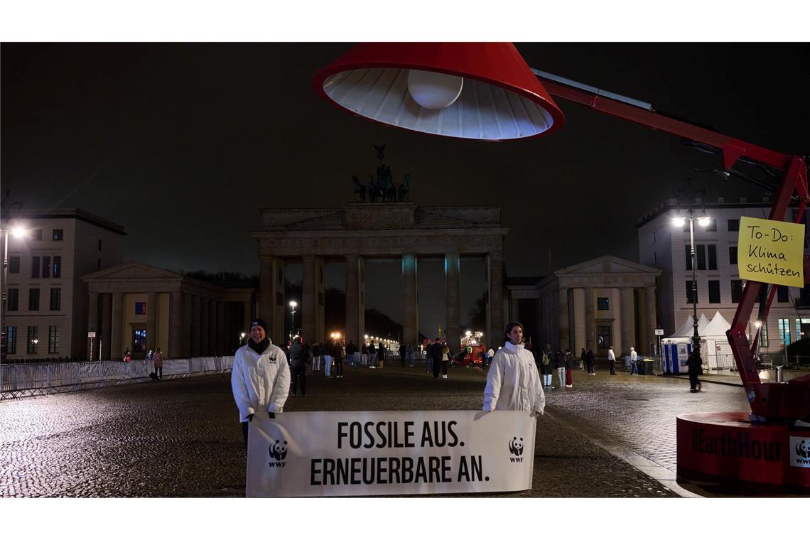 "Earth Hour" in Berlin
