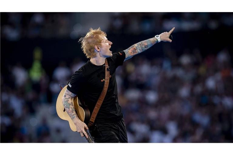 Ed Sheeran beim Tourauftakt in Madrid.
