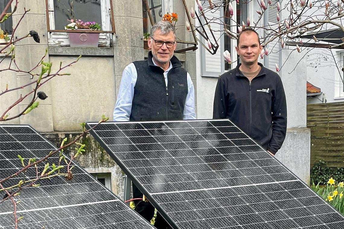 EGM-Vorstände Gerd Linke und Oliver Nell (von links) freuen sich, dass genug Anfragen für eine erste Sammelbestellung zusammengekommen sind. Foto: EGM