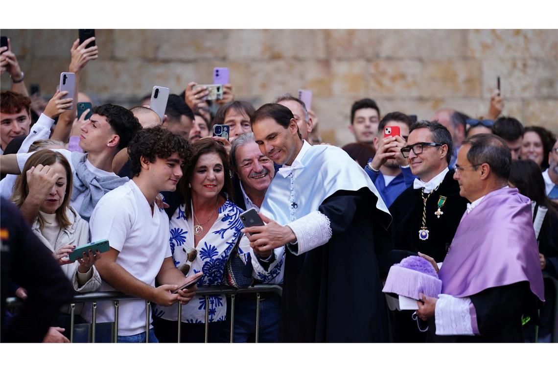 Bilder des Tages Ehrendoktor für Rafael Nadal in Salamanca