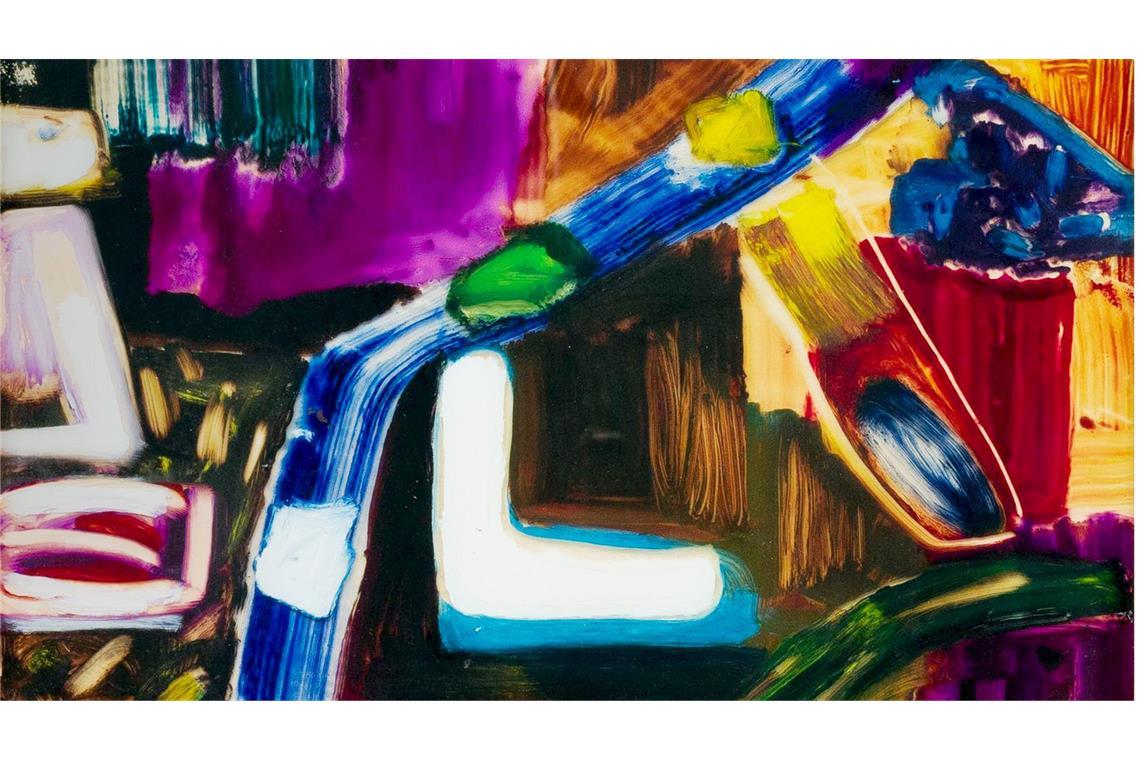 Mit dieser Kunst macht man zu Weihnachten alles richtig Eigene Welten erschließt dieses Hinterglasbild von Ida Kerkovius – zu sehen in der Galerie Schlichtenmaier.
