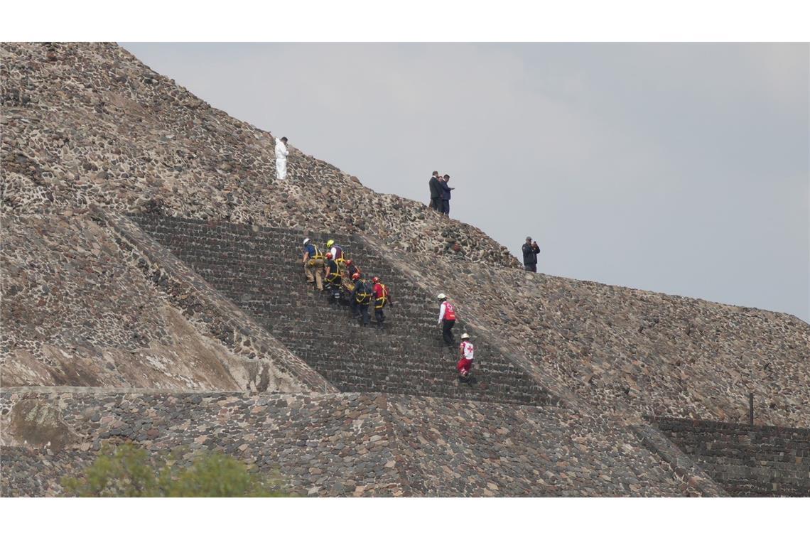 Ein Bewaffneter hatte von der Mondpyramide aus geschossen.